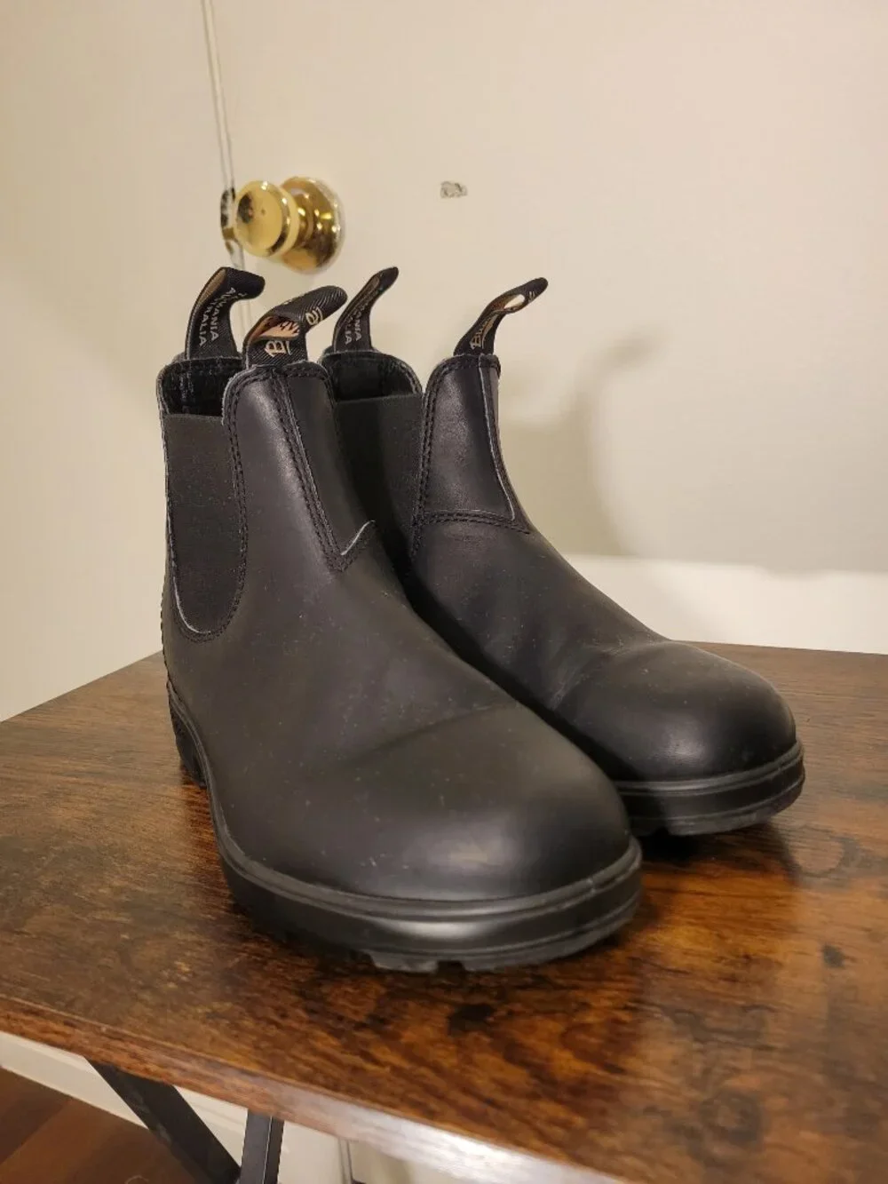 Blundstone Originals #510 Chelsea Boot Leather Black UK 5.5 / Women US 8.5